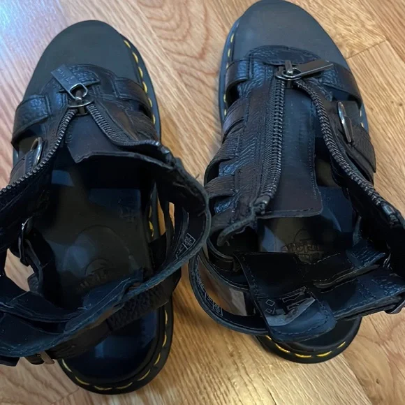 New Dr Marten Olson Sandals Black size 7 NEW - Picture 13 of 14